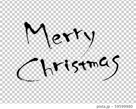 「Merry Christmas」 筆文字 59599980