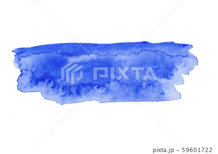 Blue wide watercolor brushstroke backdrop Blue wide watercolor brushstroke backdrop 59601722