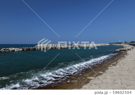 8月の富山県入善海岸 8月の富山県入善海岸 59602504