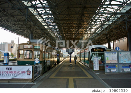 【広島】広島電鉄宇品線終点（広島港駅前） 59602530