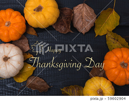 Fall Thanksgiving and Halloween pumpkins and dry 59602904