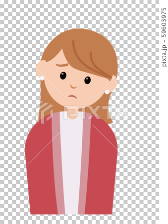 悩むヤング女性 59603975