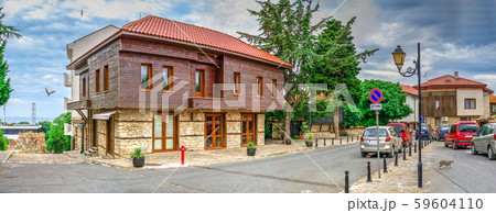 Streets of the old town of Nessebar, Bulgaria 59604110