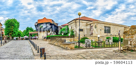 Streets of the old town of Nessebar, Bulgaria 59604113
