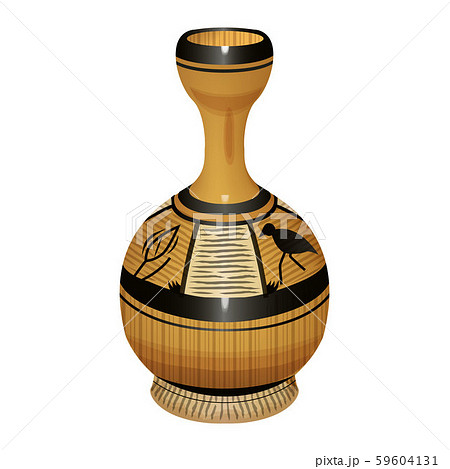 民芸品の壺のイラスト素材 59604131 Pixta