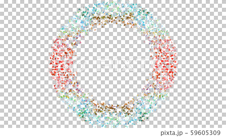 CG particles spreading triangle confetti CG particles spreading triangle confetti 59605309