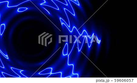 CGレーザー　波打つレーザー光 59606057
