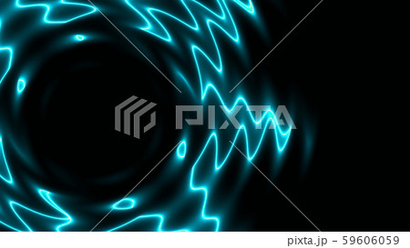 CGレーザー　波打つレーザー光 59606059