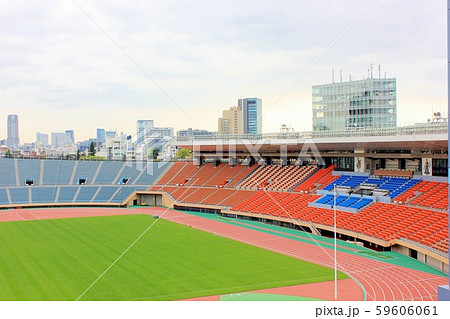 国立競技場 旧国立競技場 東京オリンピックの写真素材