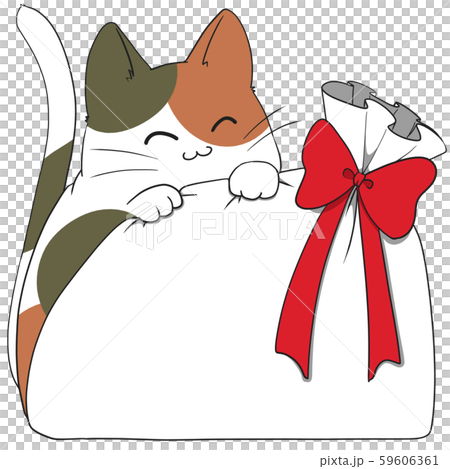 A bag of cats and presents (calorie, smile) 59606361