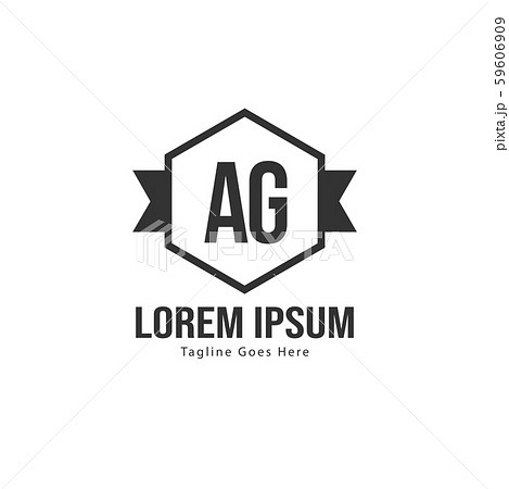 AG Letter Logo Design. Creative Modern AG Letters AG Letter Logo Design. Creative Modern AG Letters 59606909