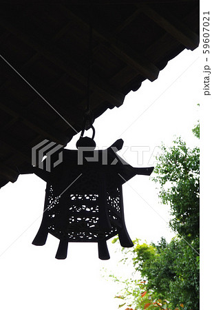 会津武家屋敷の家老屋敷の灯篭 59607021