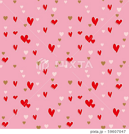 ハートの壁紙素材-ピンク系01 59607047