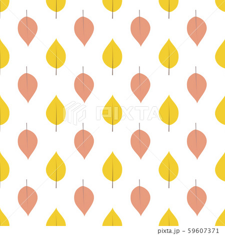Seamless vector pattern with autumn leaves on a Seamless vector pattern with autumn leaves on a 59607371