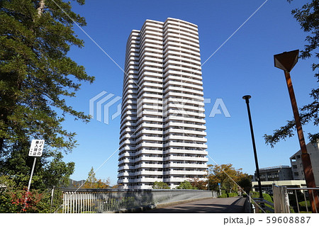 高層マンション　高層ビル　マンション　ビル　住宅　高層タウン 59608887