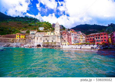 Vernazza, a village in the Cinque Terre, italy 59609082