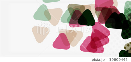 Vector triangle geometric abstract composition background. Retro vector illustration. Ornament Vector triangle geometric abstract composition background. Retro vector illustration. Ornament 59609445