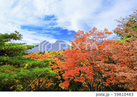 紅葉と二ツ岳 紅葉と二ツ岳 59610463