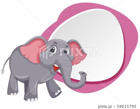 A cute elephant template 59615795