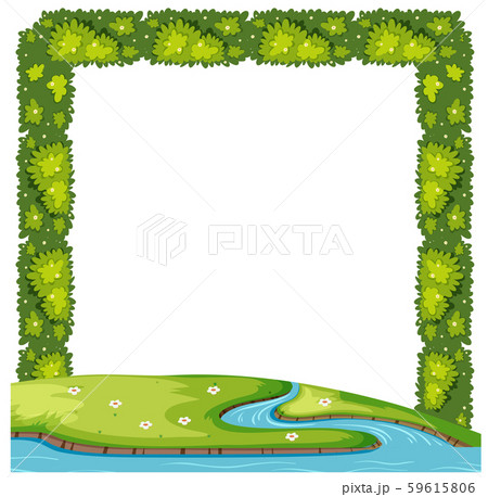 A green nature border 59615806