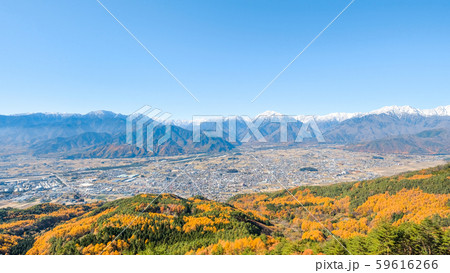大町市・鷹狩山からの眺め (秋) 大町市・鷹狩山からの眺め (秋) 59616266