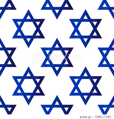 Seamless pattern with gold and blue Star of David. Template for background, banner, card, poster Seamless pattern with gold and blue Star of David. Template for background, banner, card, poster 59617182