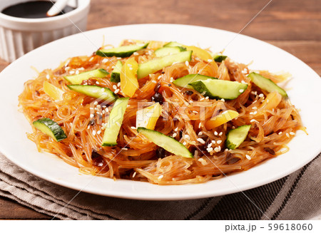 Funchoza asian restaurant healthy food Funchoza asian restaurant healthy food 59618060