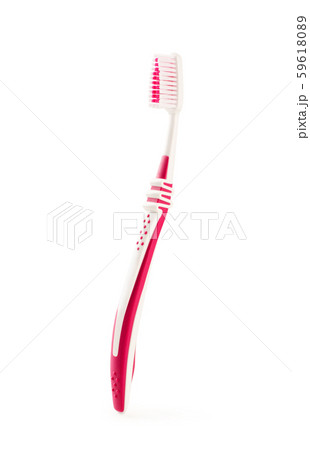Pink toothbrush isolated Pink toothbrush isolated 59618089