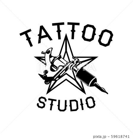 Vector logo for tattoo salon and Studio Vector logo for tattoo salon and Studio 59618741