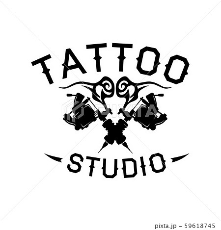 Vector logo for tattoo salon and Studio Stock Vector Image  Art  Alamy