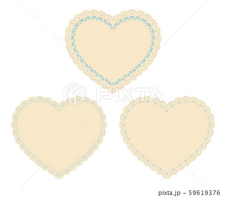 ハート型laceペーパー ハート型laceペーパー 59619376