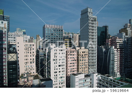 香港　ビル群 59619664