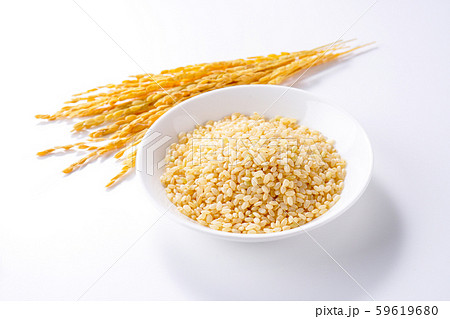 ロウ層を取り除いた玄米 59619680