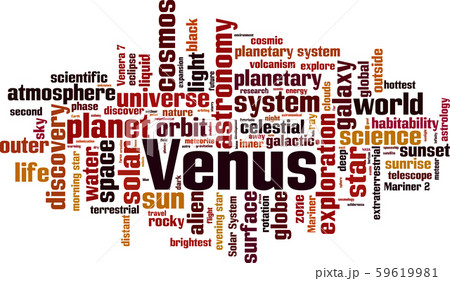 Venus word cloud 59619981