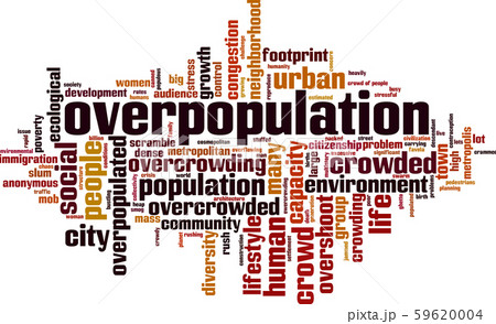 Overpopulation word cloud 59620004