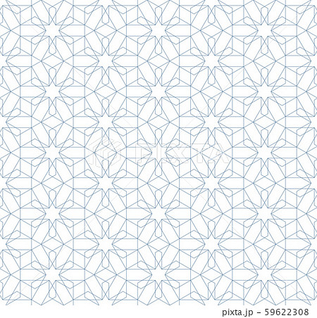 Seamless linear pattern in blue color. 59622308