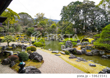 醍醐寺 三宝院庭園の写真素材