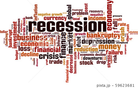 Recession word cloud 59623681