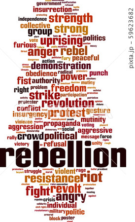 Rebellion word cloud 59623682