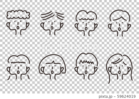 Hand drawn people illustration set Hand drawn people illustration set 59624019