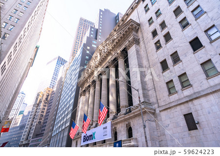 《ニューヨーク》ニューヨーク証券取引所・ウォール街 59624223