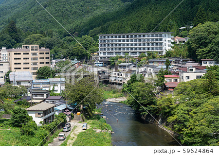 栃木県那須塩原市　塩原温泉　（8月） 59624864