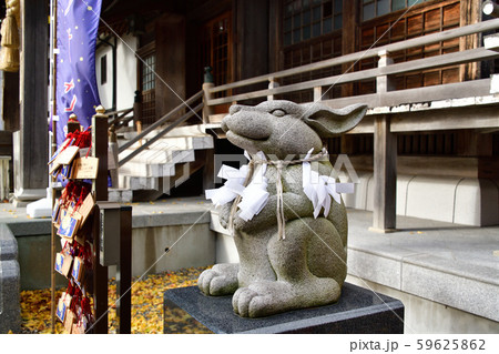 晩秋の北海道函館市湯の川で湯倉神社の境内の風景を撮影 晩秋の北海道函館市湯の川で湯倉神社の境内の風景を撮影 59625862