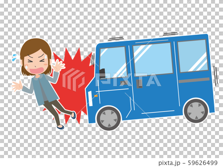 交通事故　衝突事故　人身事故　車　運転 59626499