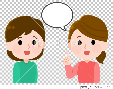 チェック 口コミ 空吹き出し 女性 イラスト チェック 口コミ 空吹き出し 女性 イラスト 59626937