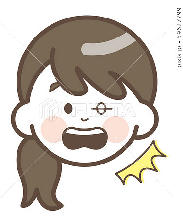 女性（驚き） 59627799