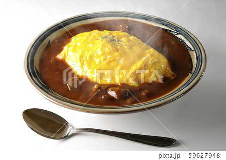 半熟卵の熱々トロトロオムハヤシライス 半熟卵の熱々トロトロオムハヤシライス 59627948