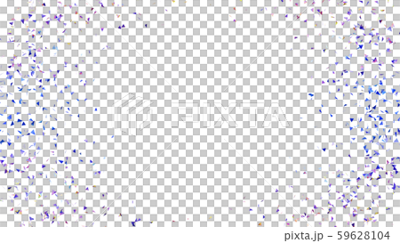 CGパーティクル 広がるトライアングルの紙吹雪 CGパーティクル 広がるトライアングルの紙吹雪 59628104
