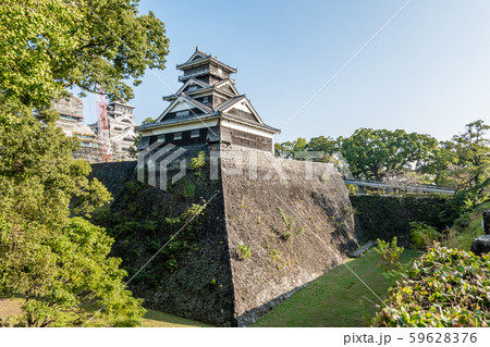 熊本城 宇土櫓（2019年10月撮影）の写真素材 [59628376] - PIXTA