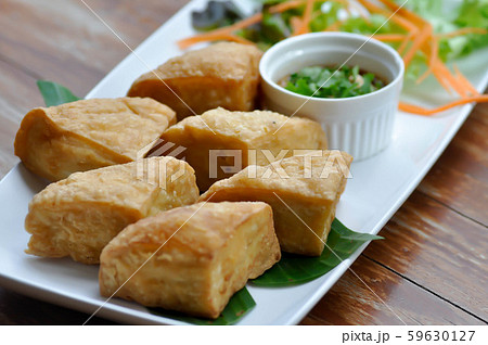 fried tofu , fried bean curd fried tofu , fried bean curd 59630127